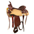 Double T Pleasure Style Saddle with Suede Seat - 17 INCHES