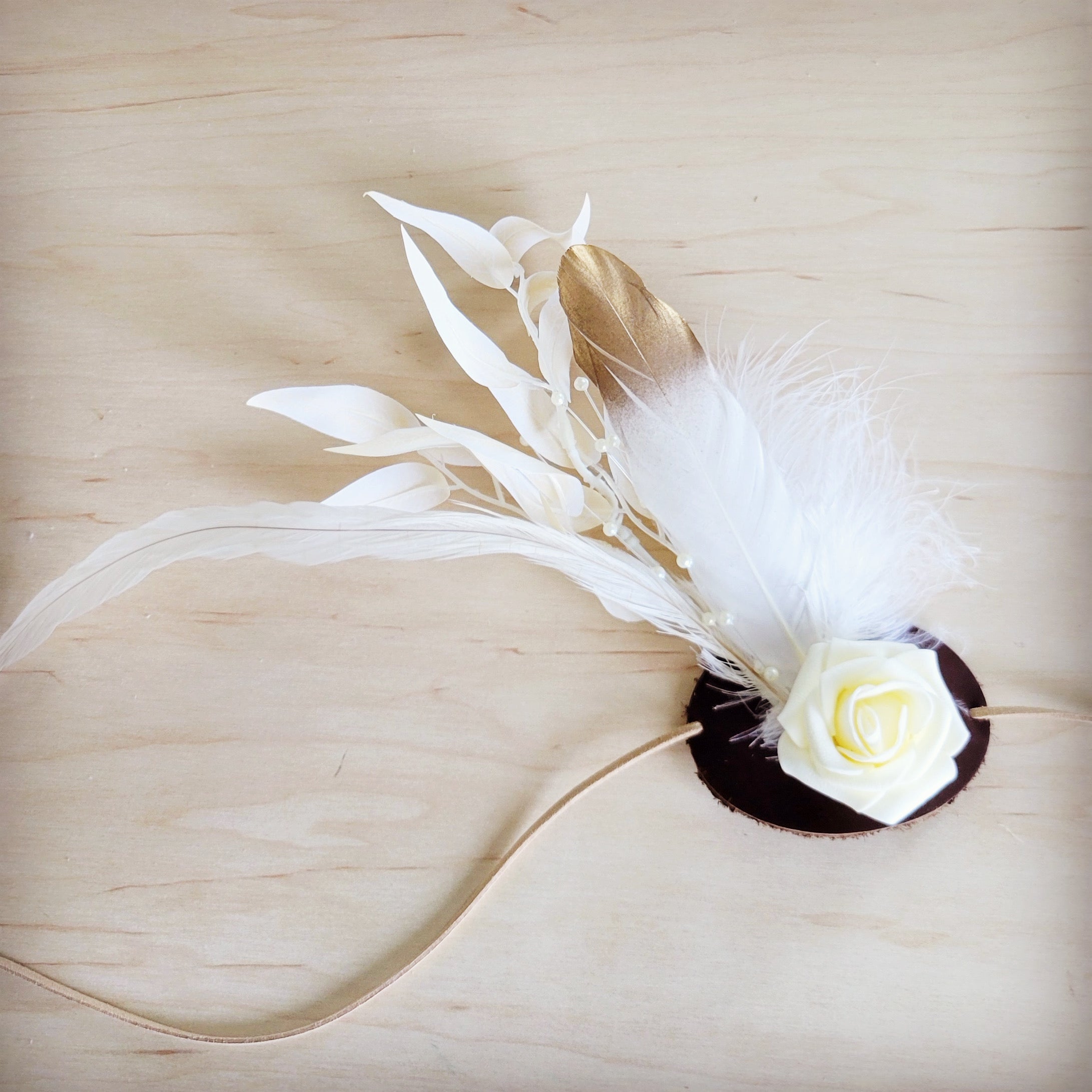 Boho Western Wedding Floral Bridesmaid Hat Band Only 984u
