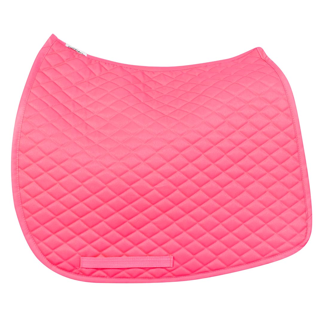 TuffRider Basic All Purpose Horse Riding Saddle Pad | Wither Relief Brushed Underside for Training and Competition