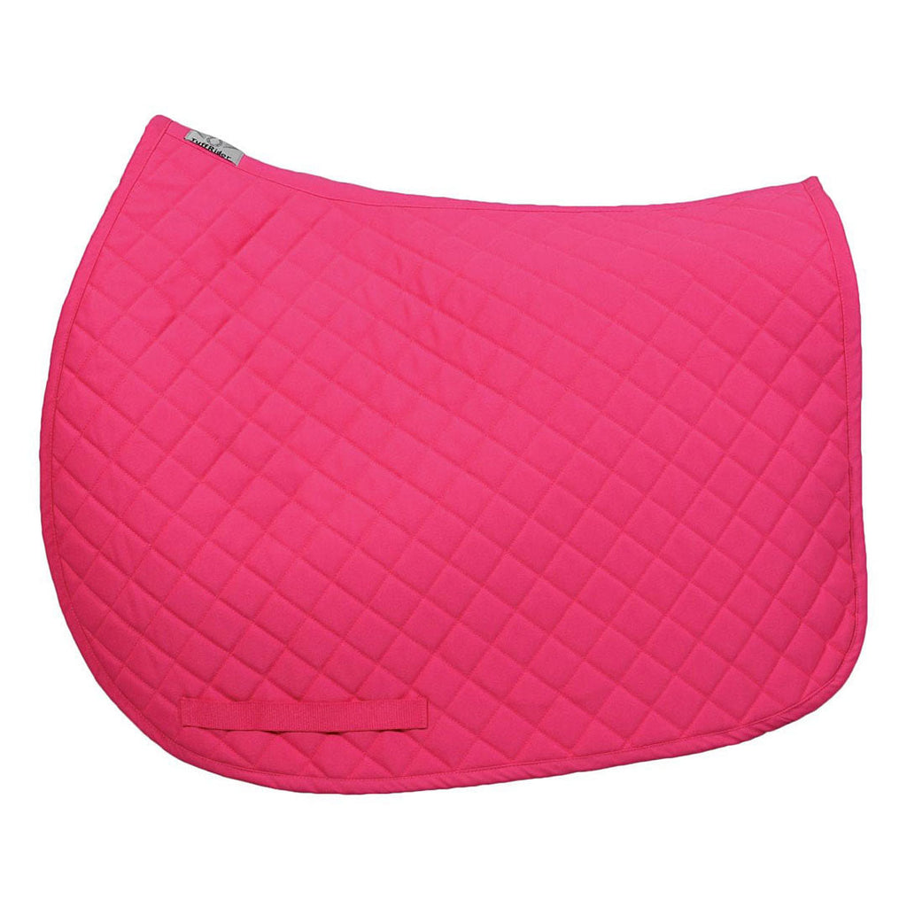TuffRider Basic All Purpose Horse Riding Saddle Pad | Wither Relief Brushed Underside for Training and Competition