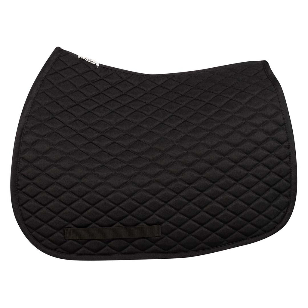 TuffRider Basic All Purpose Horse Riding Saddle Pad | Wither Relief Brushed Underside for Training and Competition