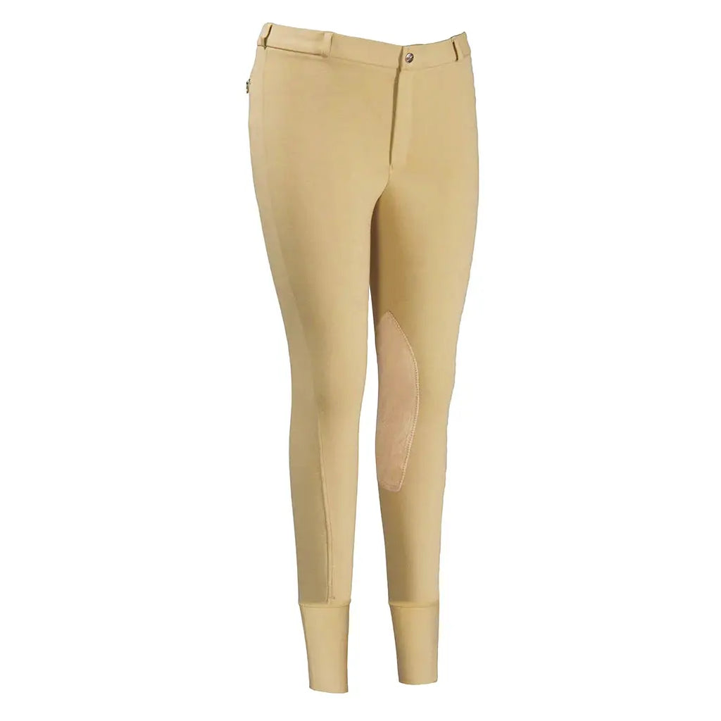 TuffRider Men's Cotton Knee Patch Breeches