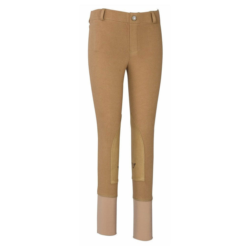 TuffRider Children's Starter Lowrise Pull-On Knee Patch Breeches