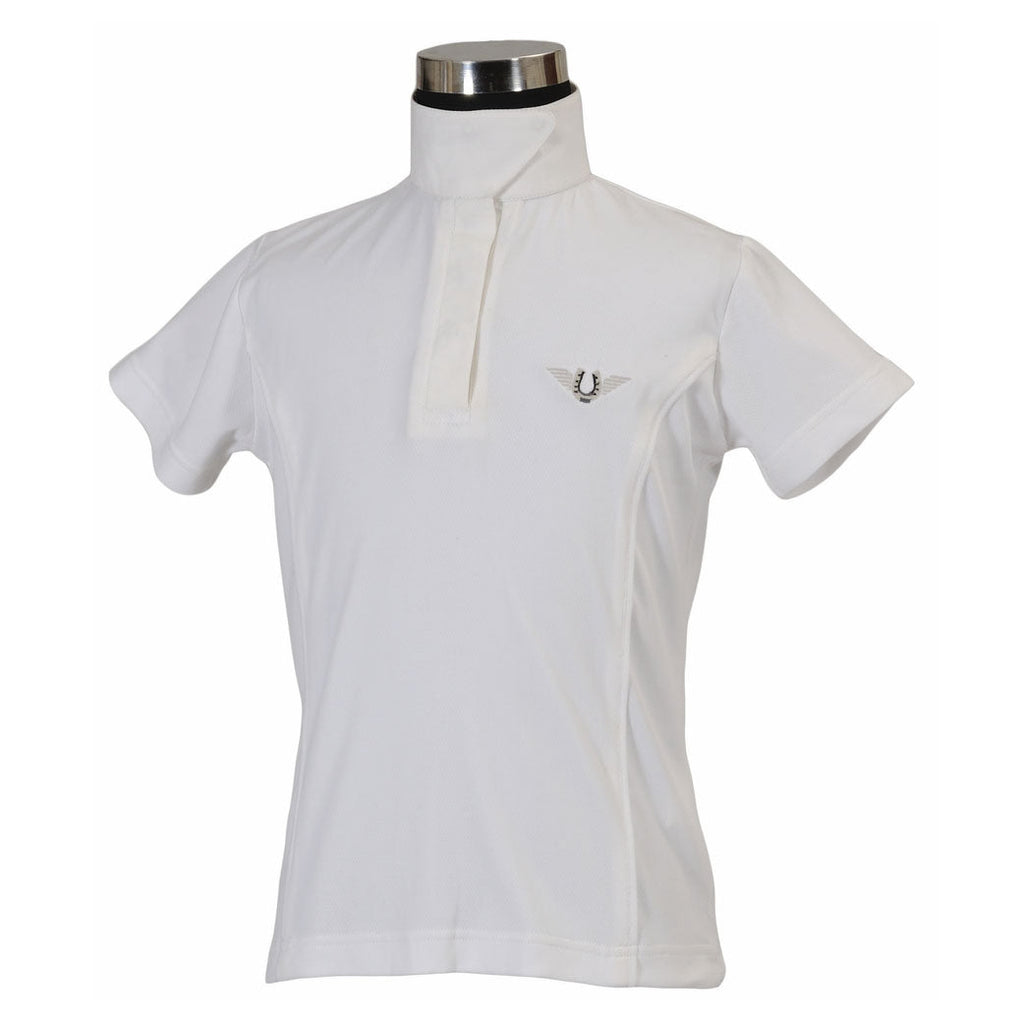 TuffRider Children's Kirby Kwik Dry Short Sleeve Show Shirt
