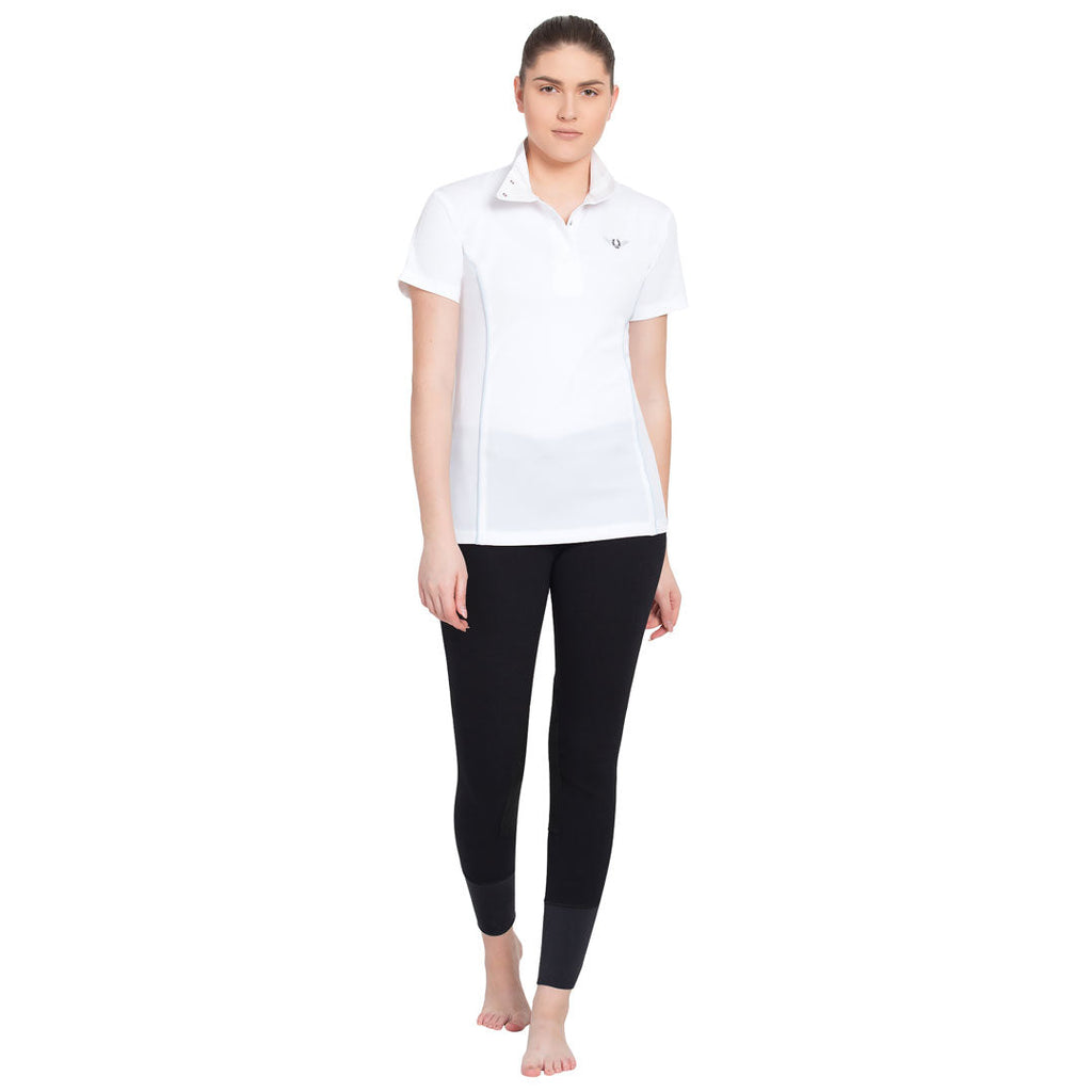 TuffRider Ladies Kirby Kwik Dry Short Sleeve Show Shirt