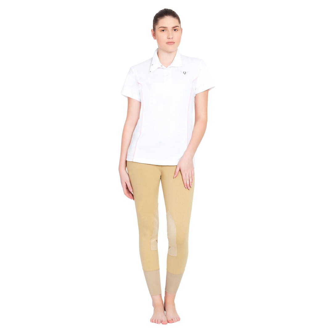 TuffRider Ladies Kirby Kwik Dry Short Sleeve Show Shirt