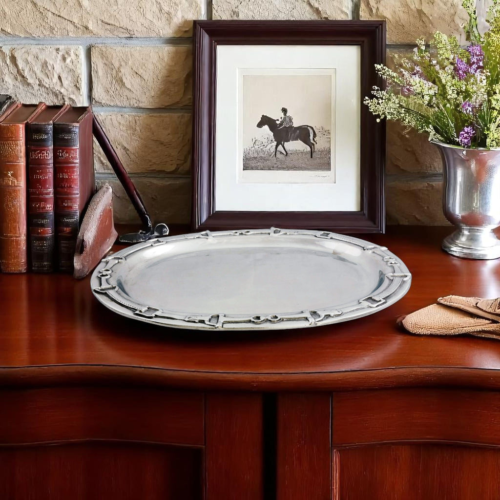 Equestrian Oval Platter