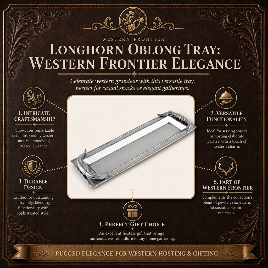 Longhorn Oblong Tray