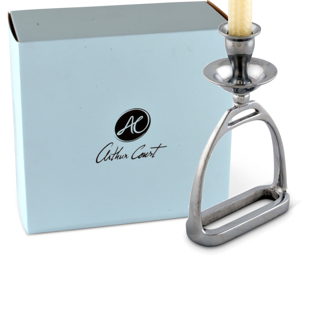 Equestrian Stirrup Candlestick