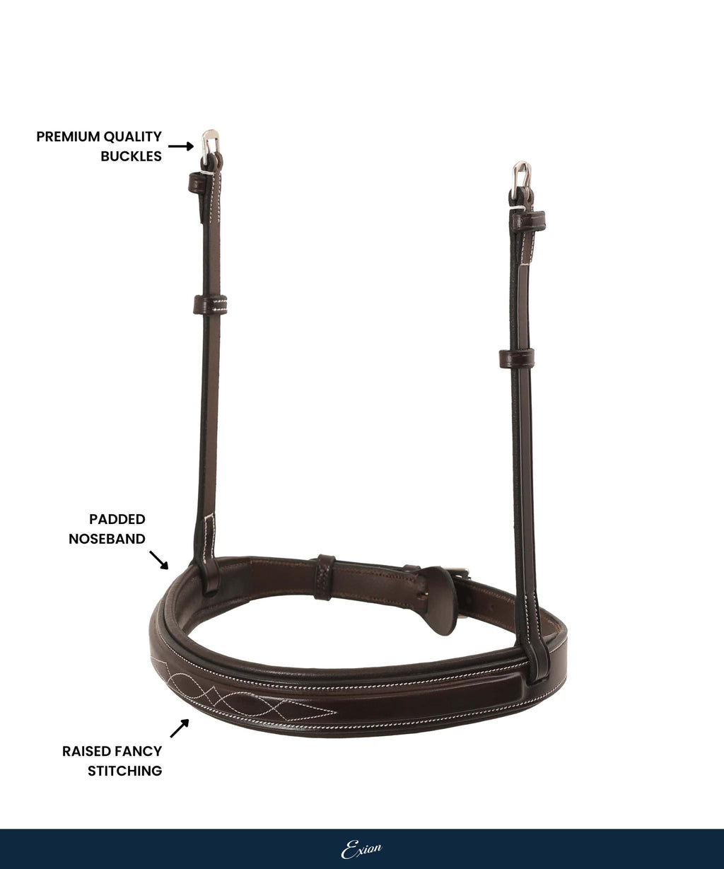 Replacement Noseband of ExionPro 'Hercules' Padded Hunter Bridle
