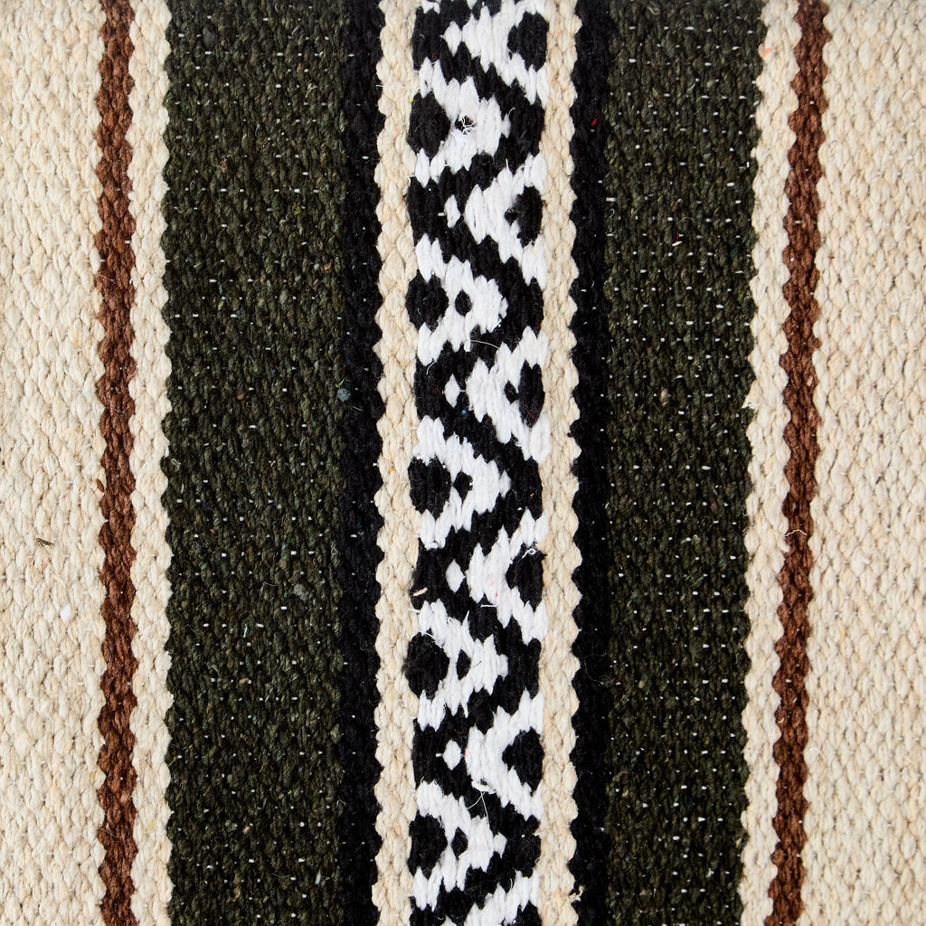 1302-14 Hogan 30x60 Acrylic Blend Saddle Blanket Olive Green