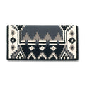 1465-5 Enchanted Pines 38x34 New Zealand Wool Saddle Blanket GREY