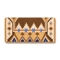1465-3 Enchanted Pines 38x34 New Zealand Wool Saddle Blanket CHOCOLATE