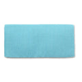 1314C-76 San Juan Solid Aqua 38x34 New Zealand Wool Saddle Blanket