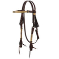 WD-NRSBH Natural Rawhide Browband Headstall