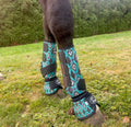 Teal Aztec Leopard AirFlow Sports Boots- 2 Pack