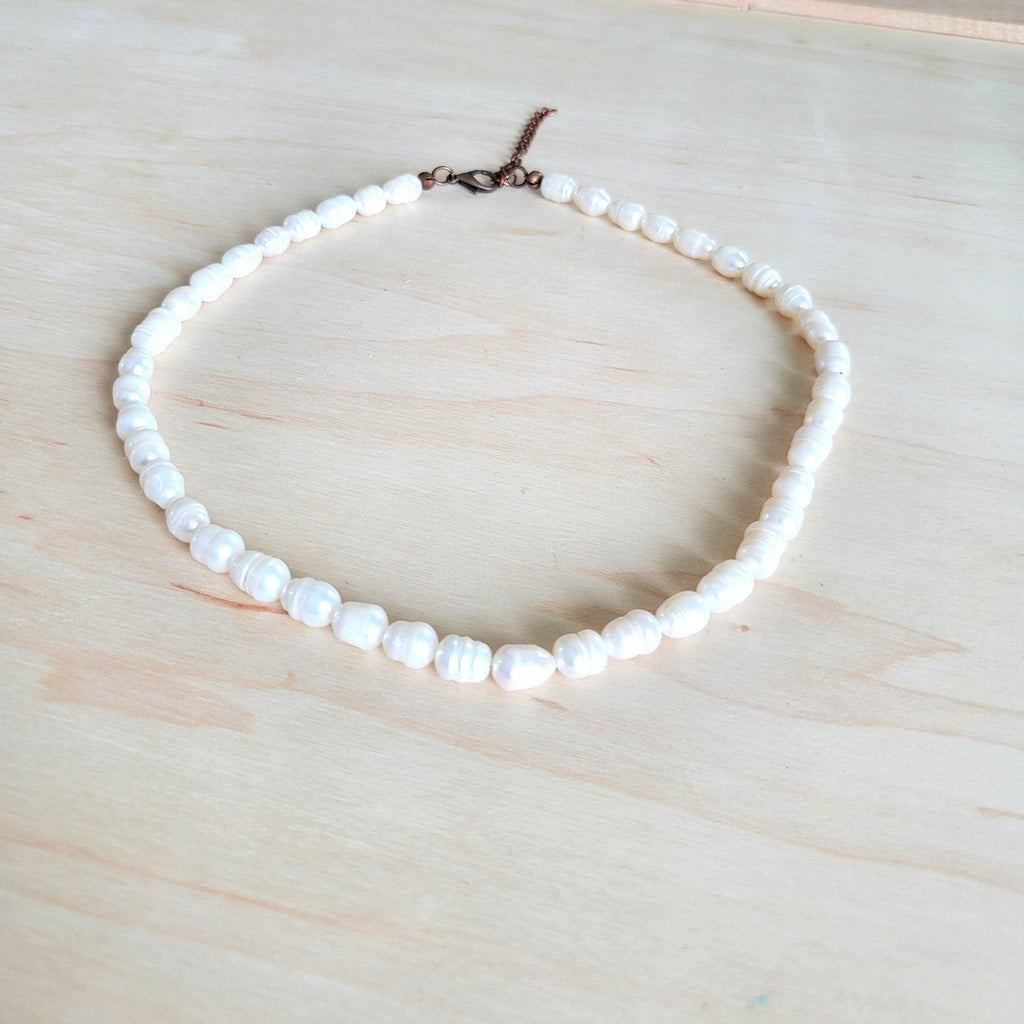 Genuine Freshwater Pearl Collar Necklace Wedding Collection 258g