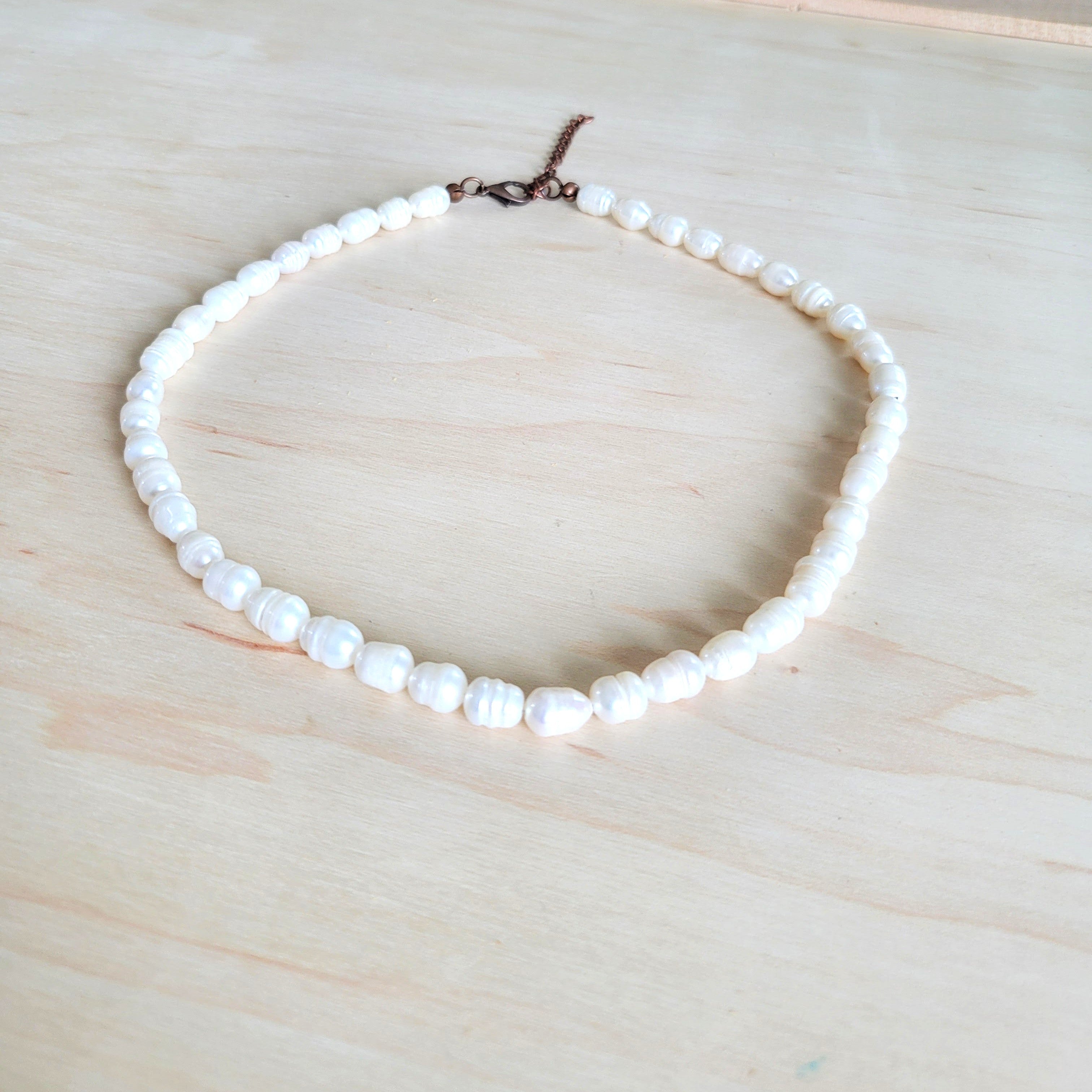 Genuine Freshwater Pearl Collar Necklace Wedding Collection 258g