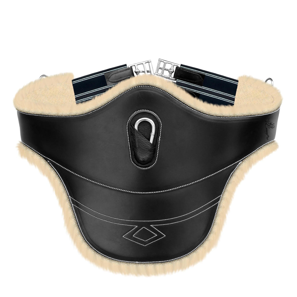 ExionPro Belly Guard Girth - Navy Blue Elastic with White Lines