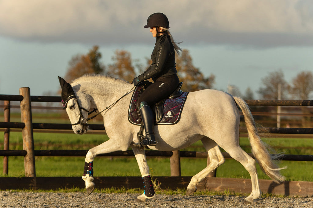 Ultraviolet Saddle Pad Set