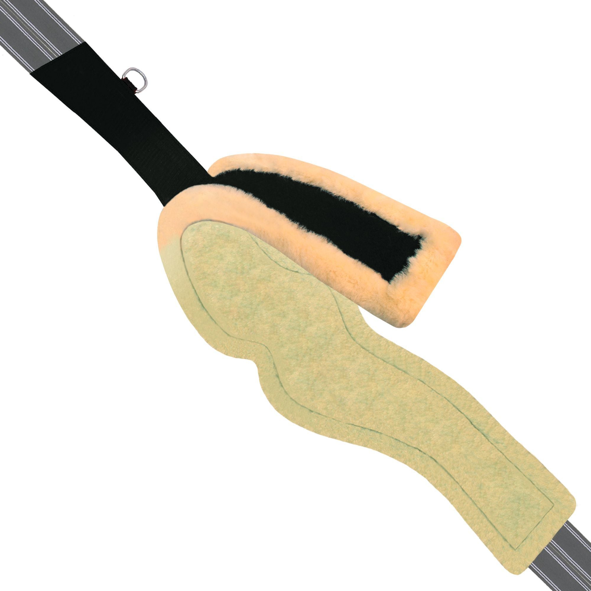 ExionPro 'AdaptLine' Wave Girth - Grey Elastic with White Lines