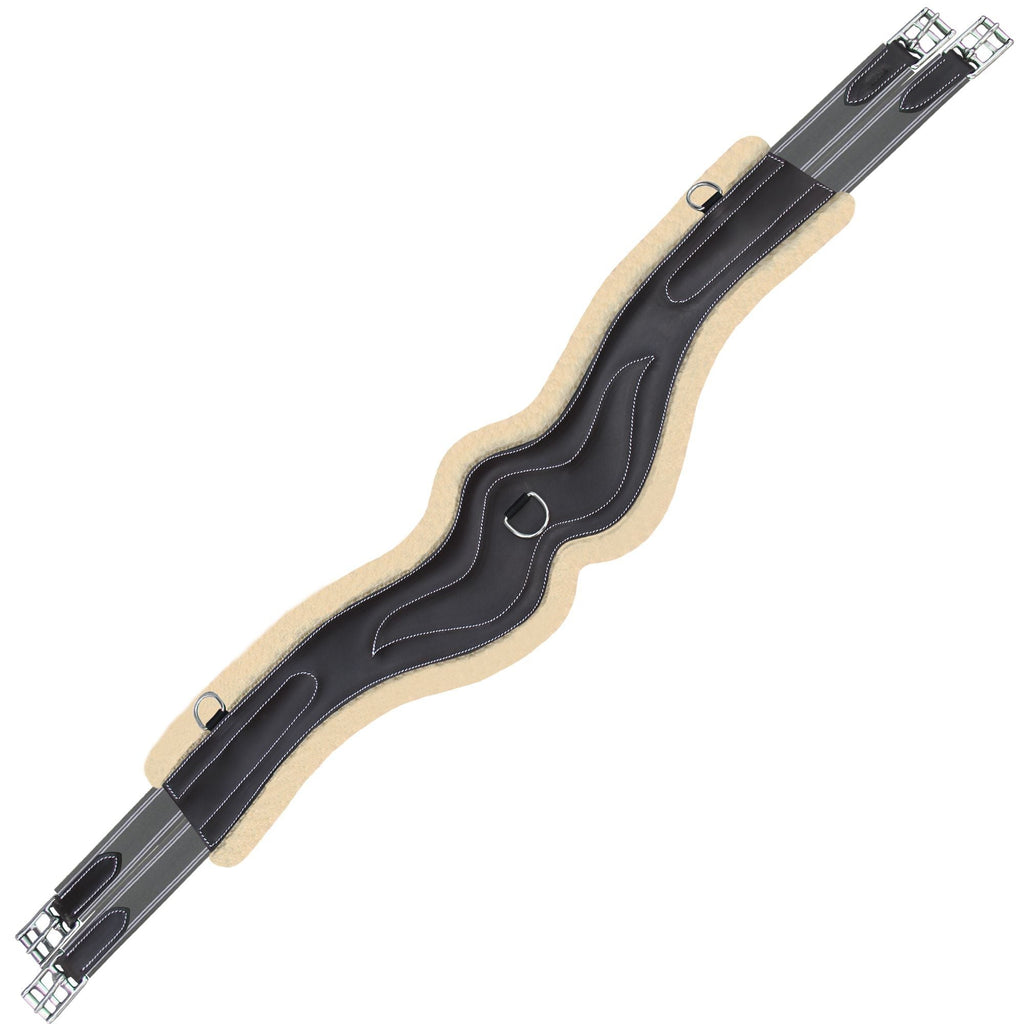 ExionPro 'AdaptLine' Wave Girth - Grey Elastic with White Lines