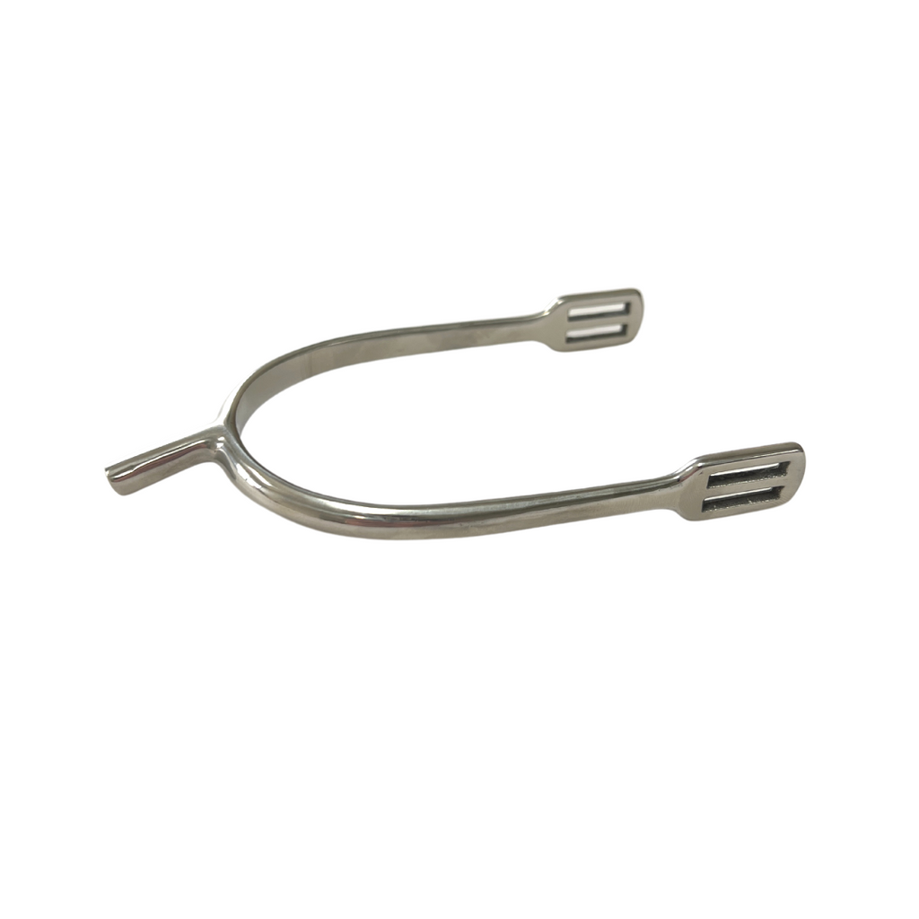 AJ Tack Men's Stainless Steel Prince of Wales English Spurs