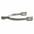 AJ Tack Ladies Stainless Steel Smooth Knob Dressage Spurs