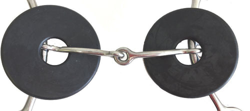 AJ Tack Smooth Snaffle Lifter Gag Bit
