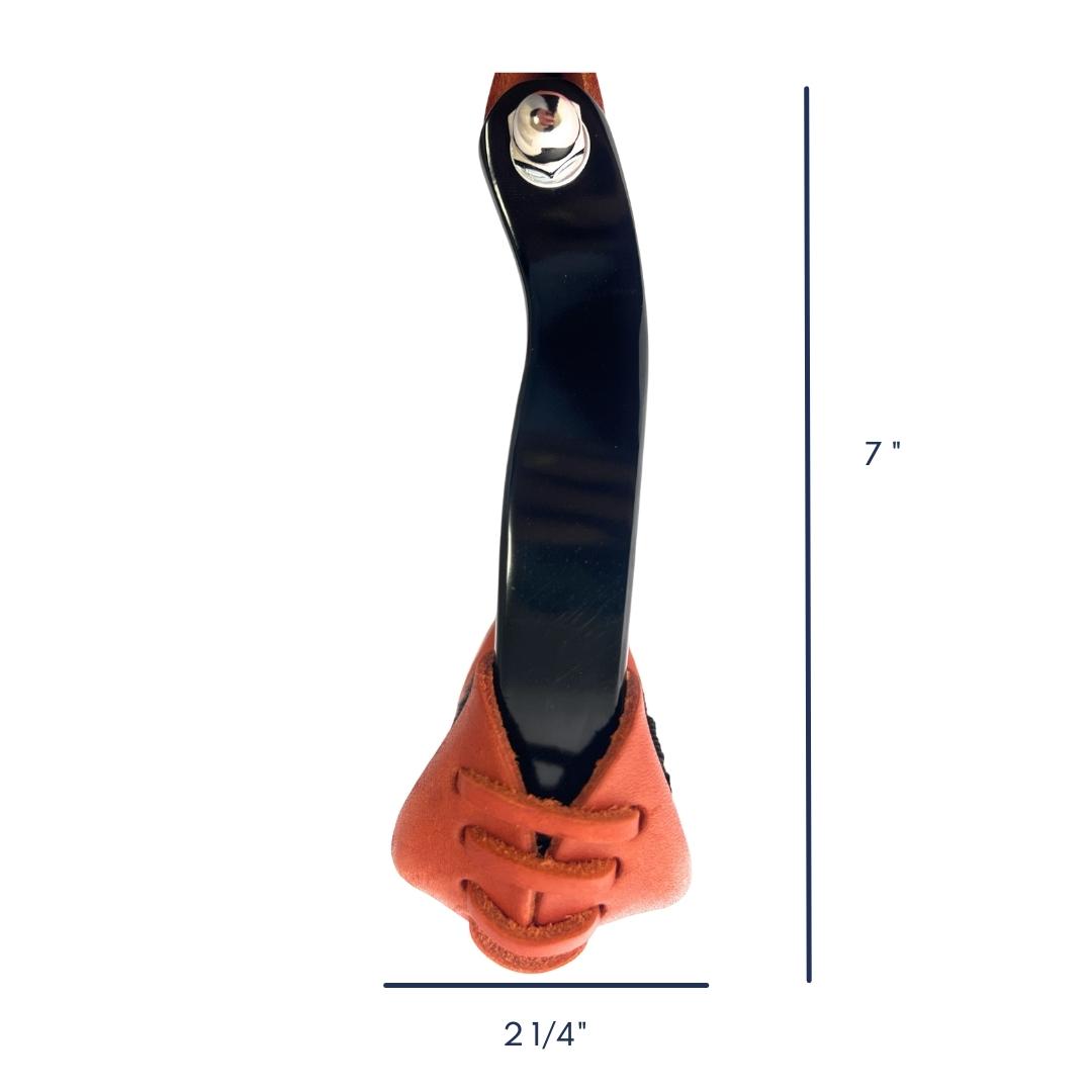 AJ Tack Black Aluminum Barrel Racing Stirrups