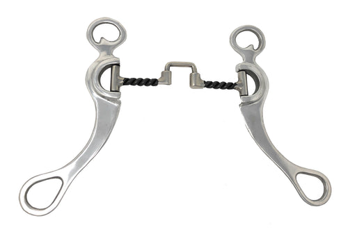 AJ Tack Aluminum Cheek Sweet Iron Square Twist Correction Bit