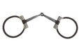 AJ Tack Antique Brown Offset Dee Snaffle Bit