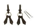 AJ Tack Antique Brown Jingle Bobs with Cotter Pins