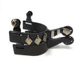 AJ Tack Ladies Antique Brown Diamond Charm Spurs