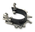 AJ Tack Men's Black Horizontal Rowels Bumper Spurs