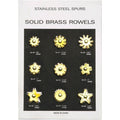 Brass Rowel Card