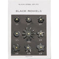 Black Steel Rowel Card