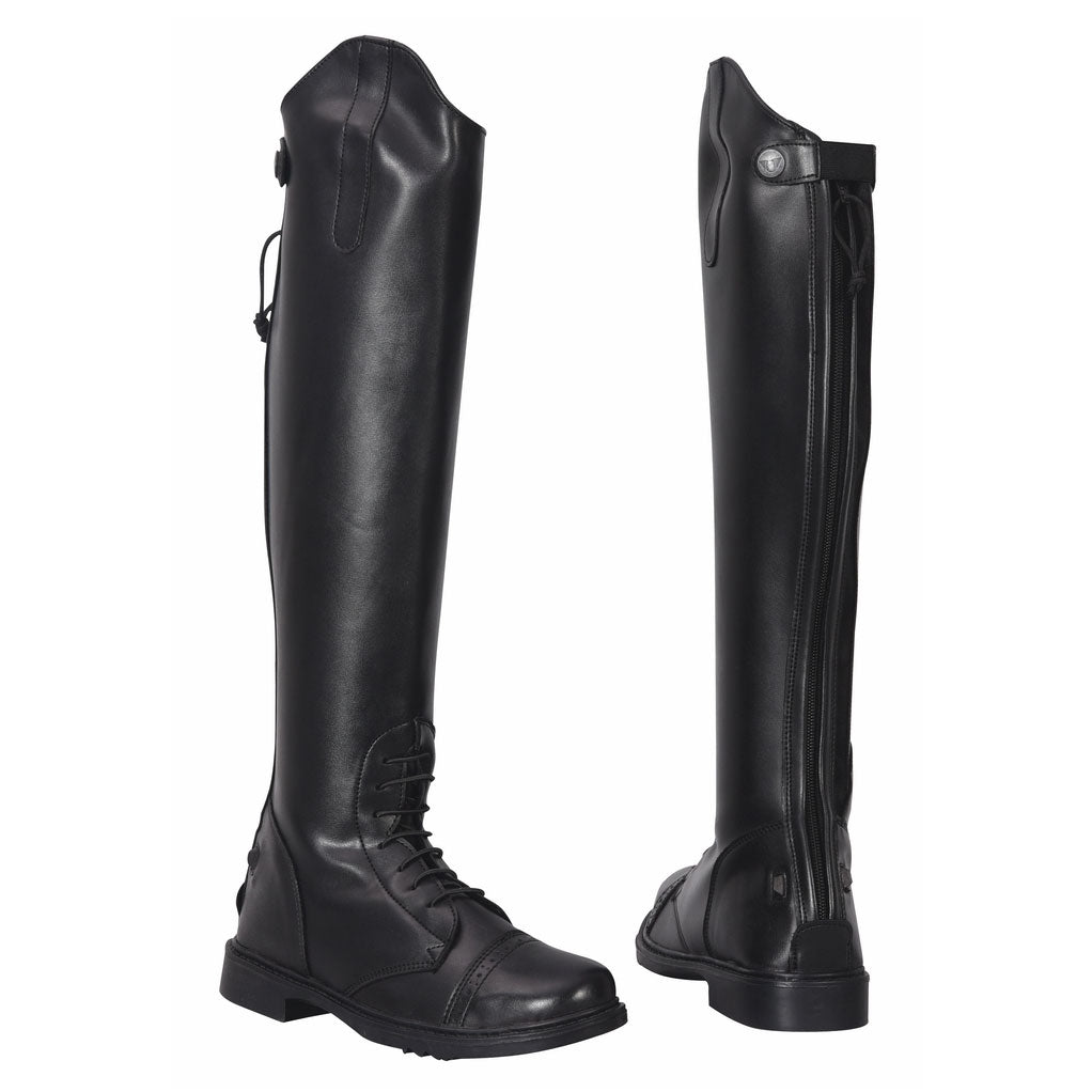 TuffRider Ladies Starter Back Zip Field Boots Synthetic Leather