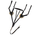 ExionPro 5 Point Breastplate - Navy Blue Elastic with White Lines