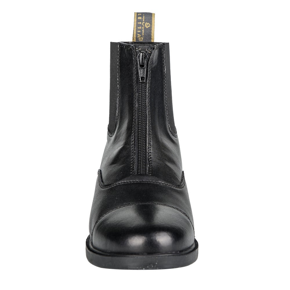 Lettia Ladies Zip Paddock Boots