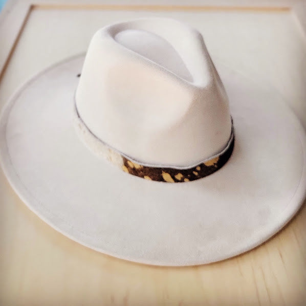 **Mixed Metallic Leather Hat Band Only 984d