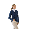 Mesh Hybrid Show Coat - Navy