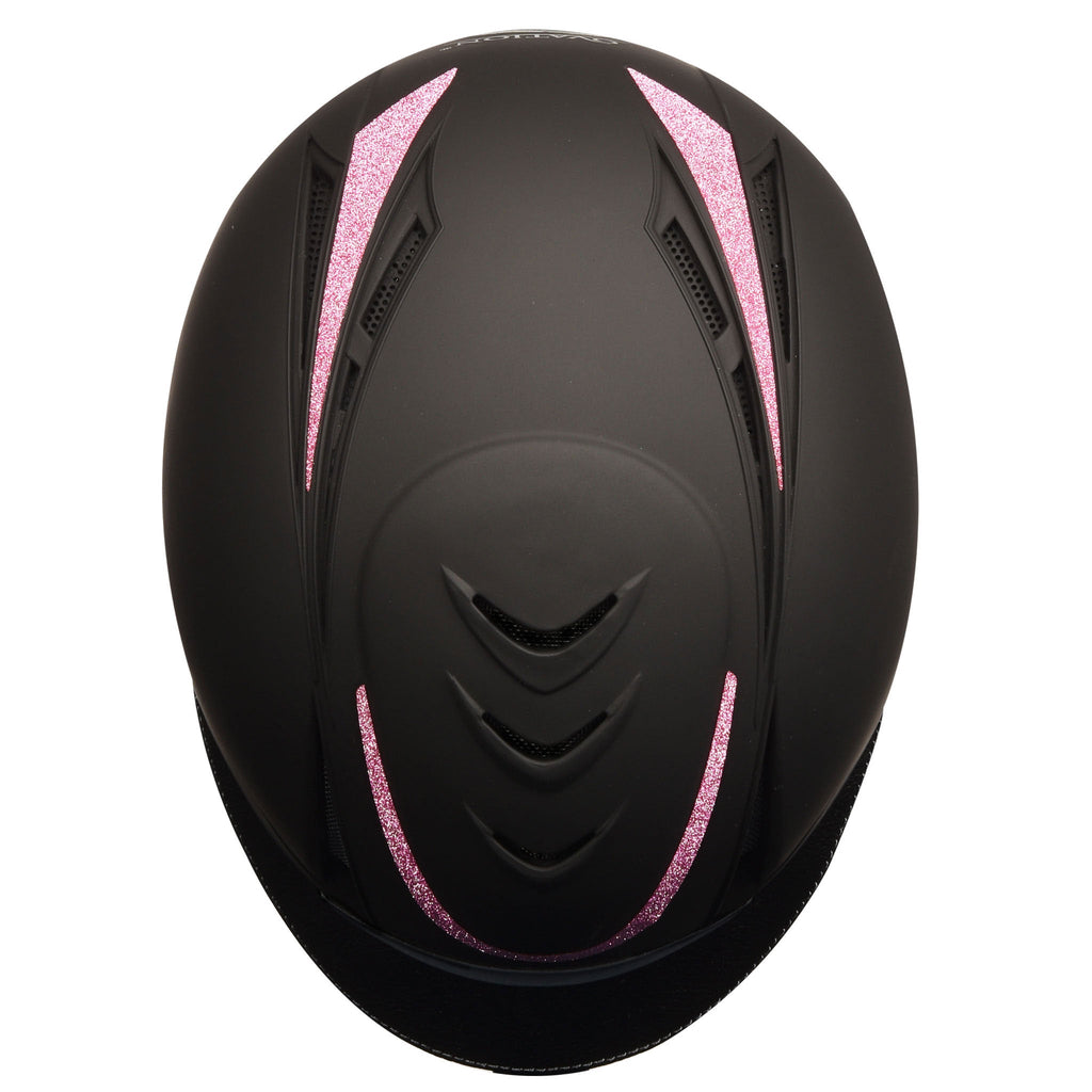 Z-6 Glitz II Helmet - Black Glitter Pink