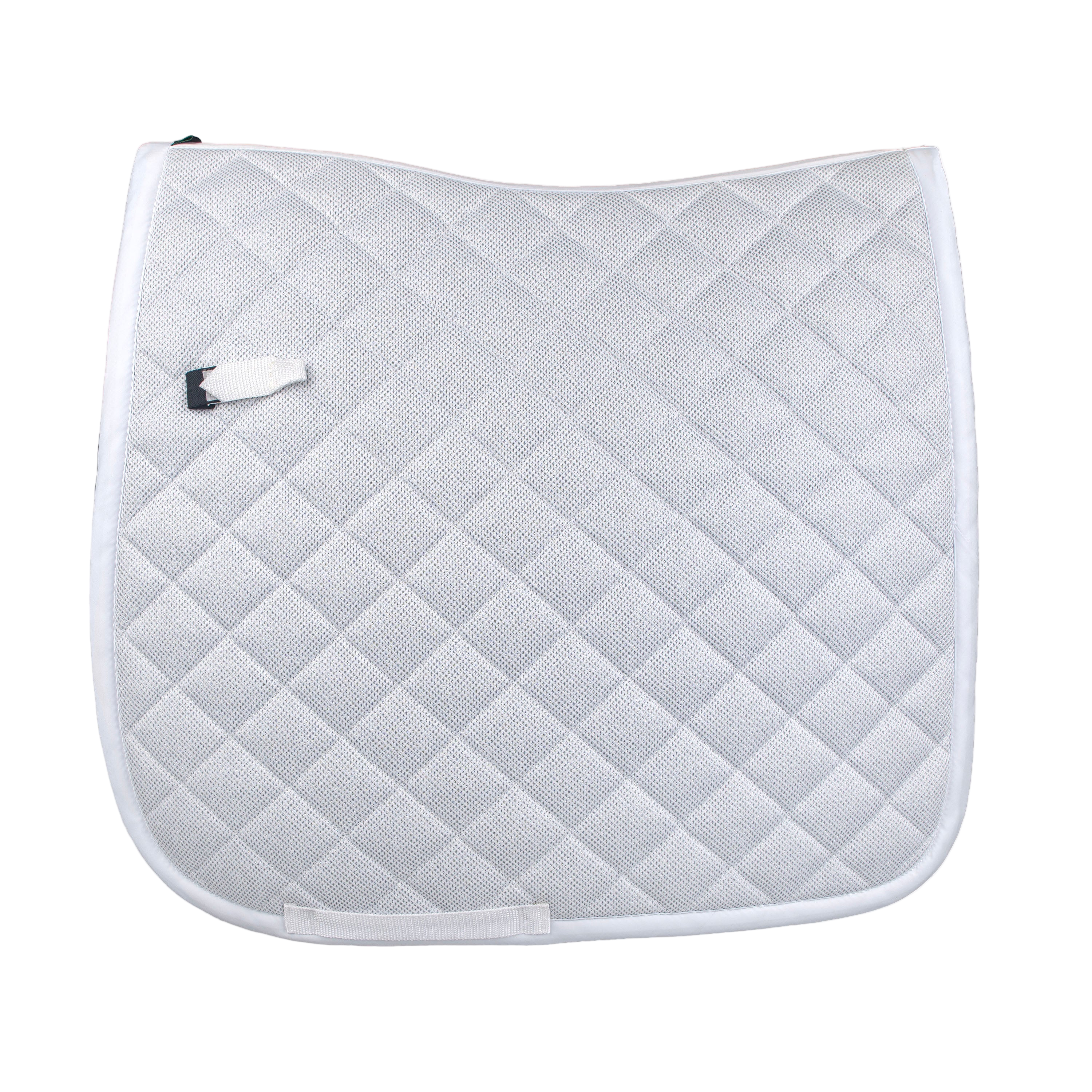 Sparkle Dressage Saddle Pad - White