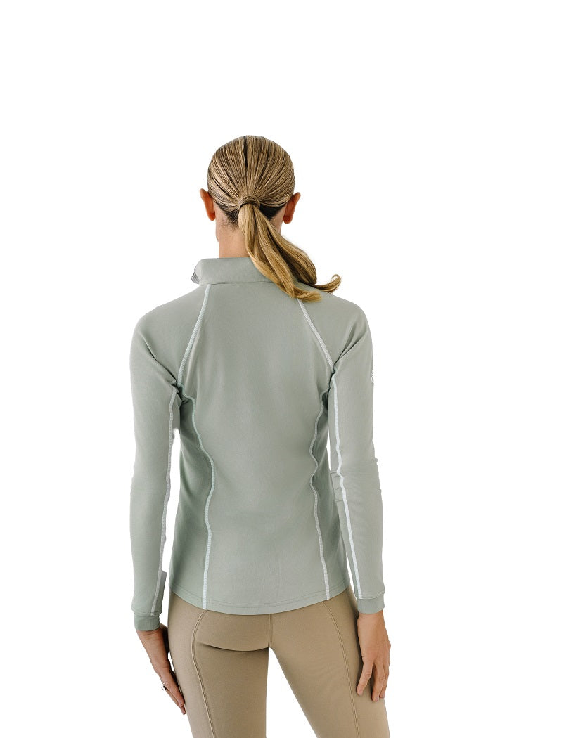 Quarter-Zip Long Sleeve Sunshirt - Cactus