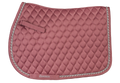 Quilted Satin All-Purpose Saddle Pad - Muted Clay