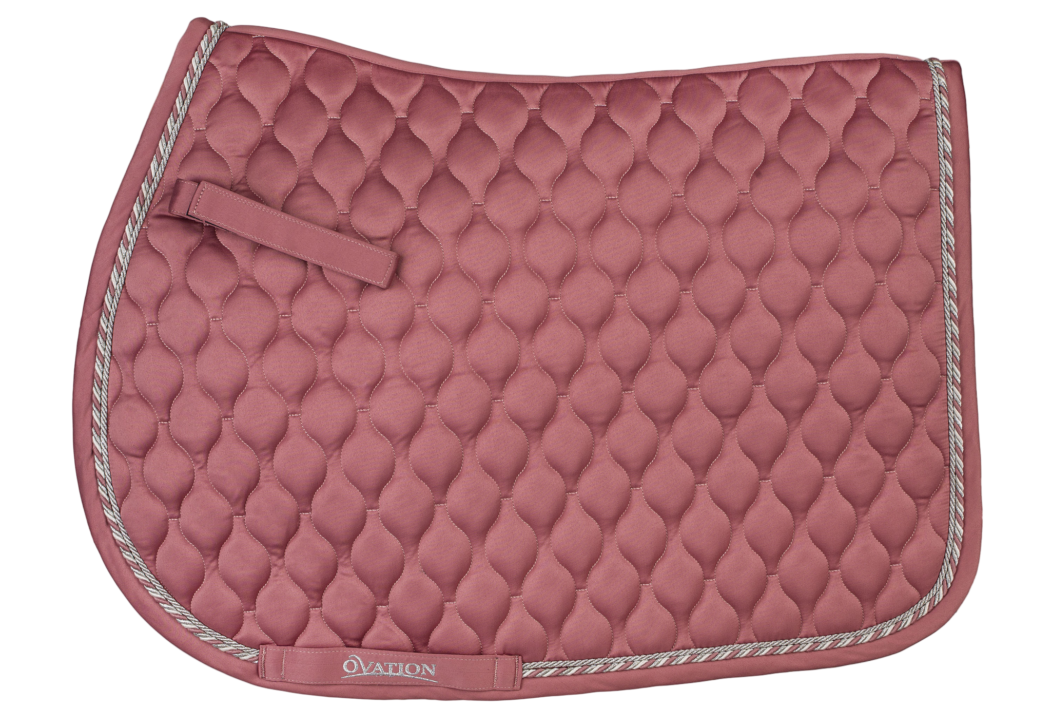 Quilted Satin All-Purpose Saddle Pad - Muted Clay