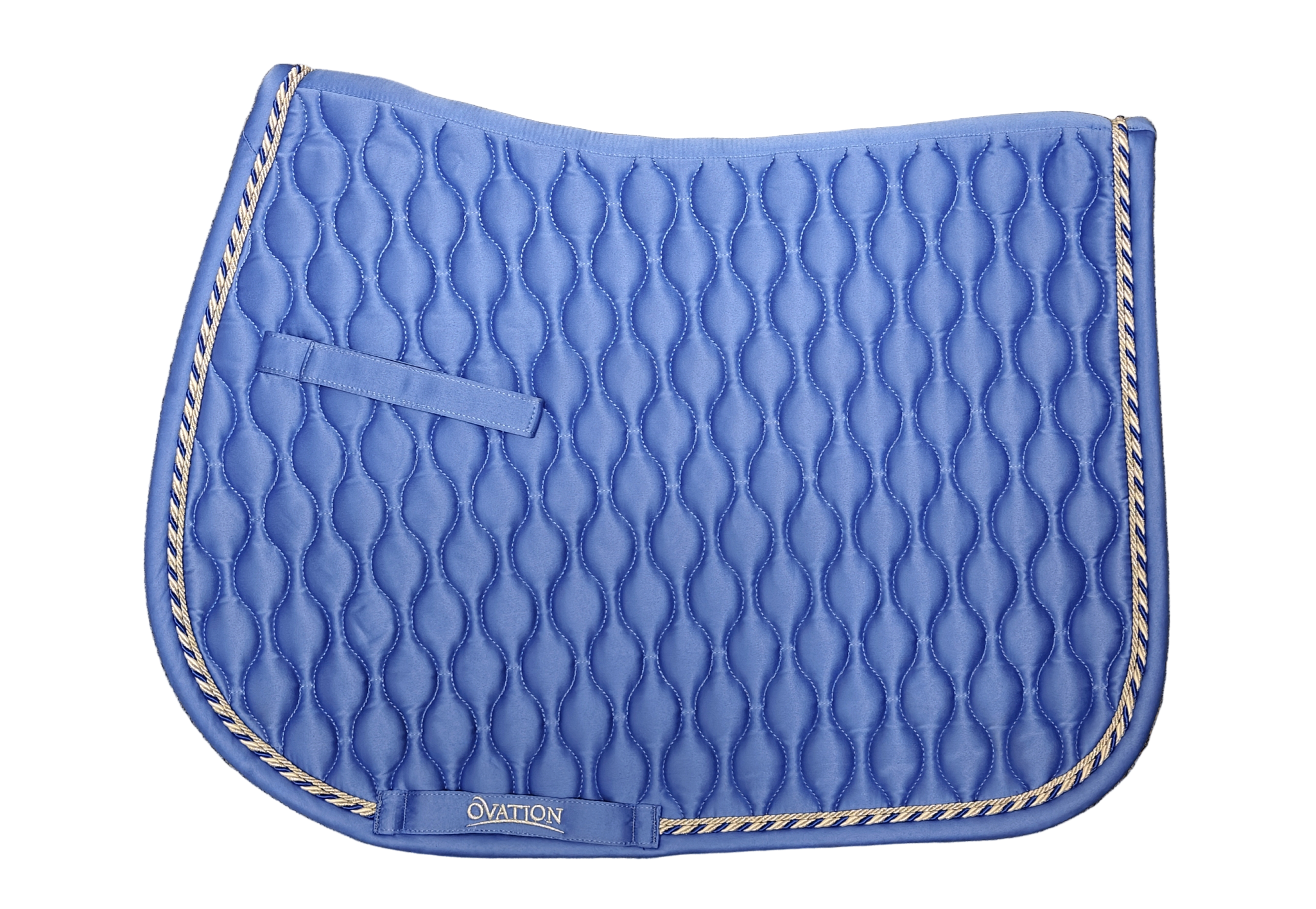 Quilted Satin All-Purpose Saddle Pad - Royal