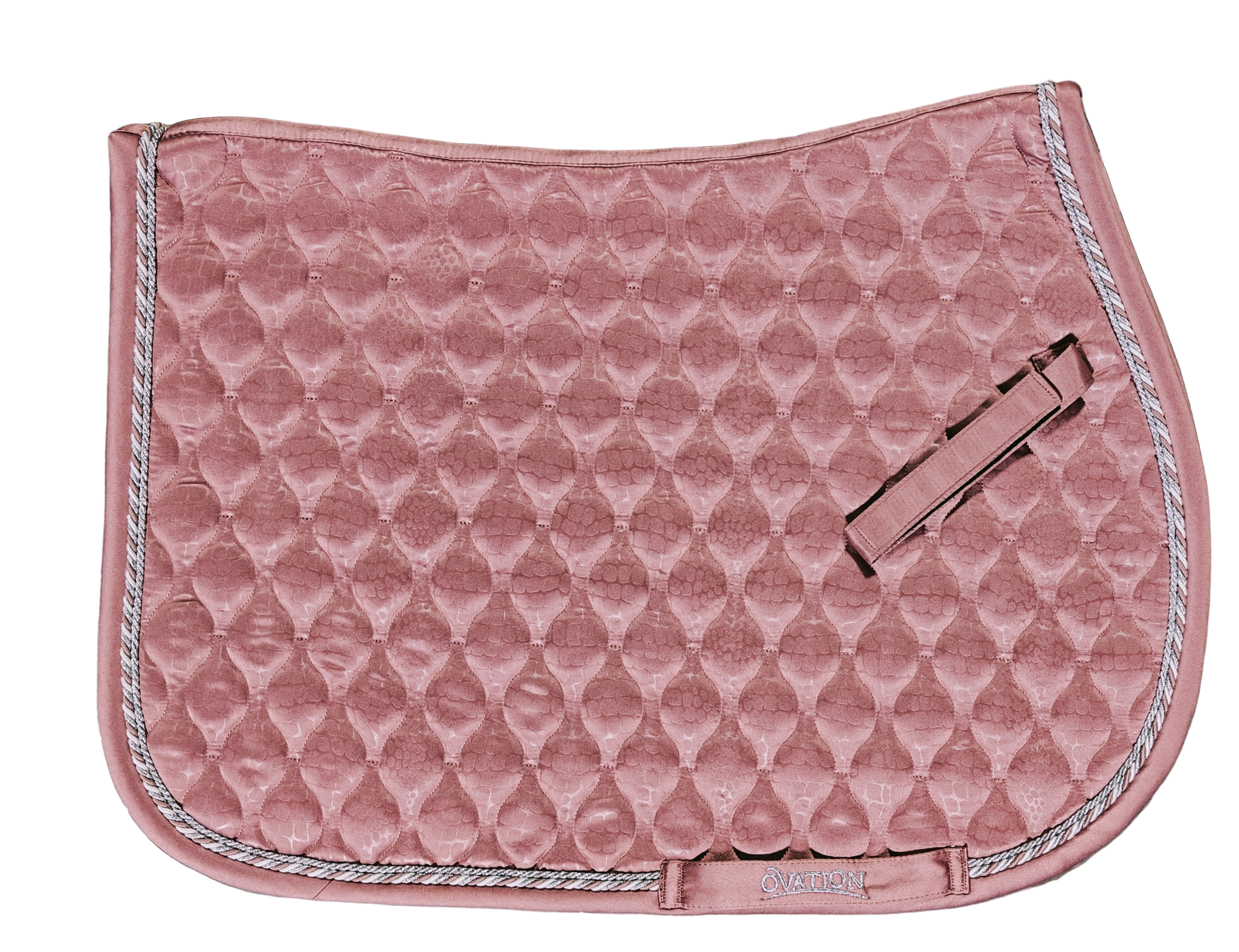 Embossed Leopard Satin All-Purpose Saddle Pad