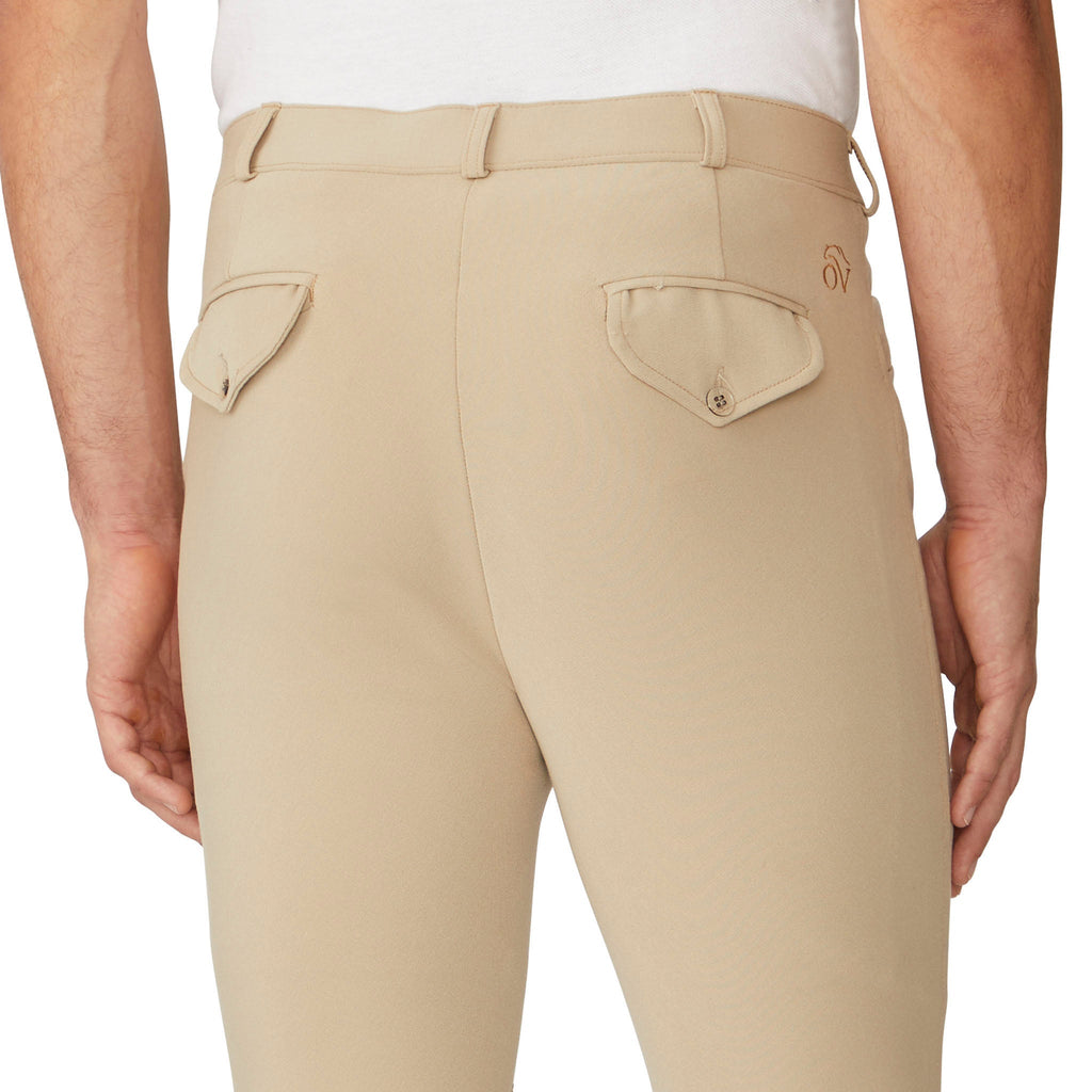Men's EuroWeave DX Suede Knee Patch Breech - Classic Show Tan